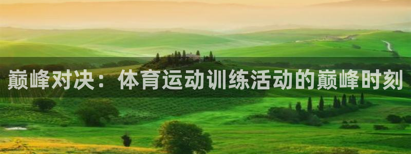 意昂体育4：巅峰对决：体育运动训练活动的巅峰时刻