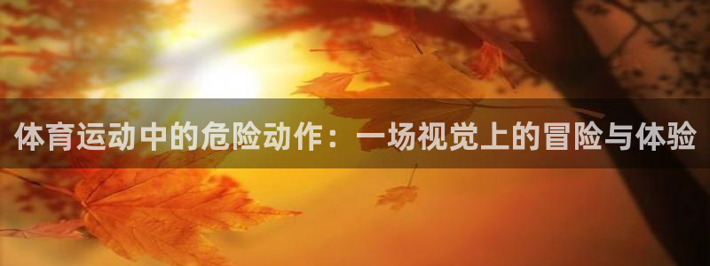 意昂4注册：体育运动中的危险动作：一场视觉上的冒险与体验